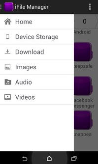 View of iFile App on Android Updated